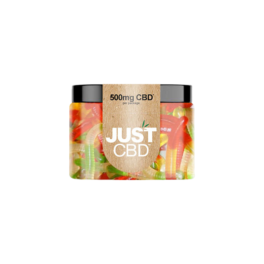 Just CBD Hemp Infused Gummies Worms CBD