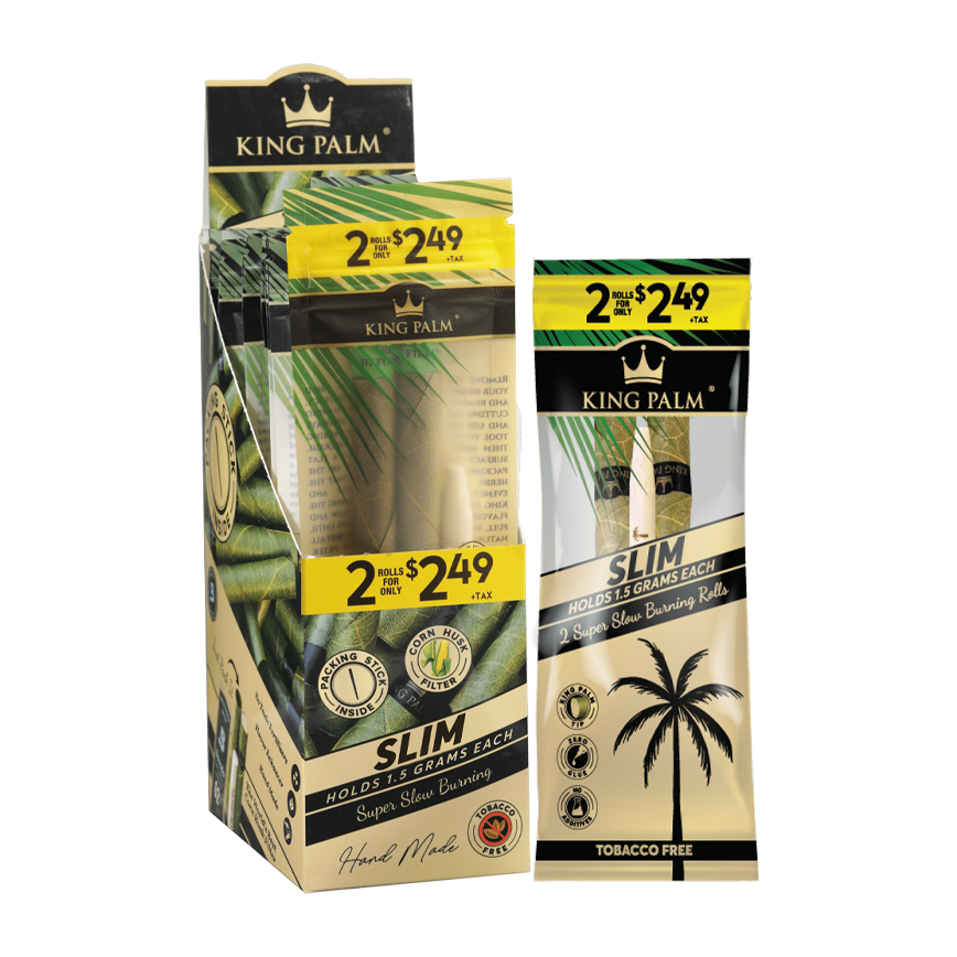King Palm 2 Slim Rolls 2.49