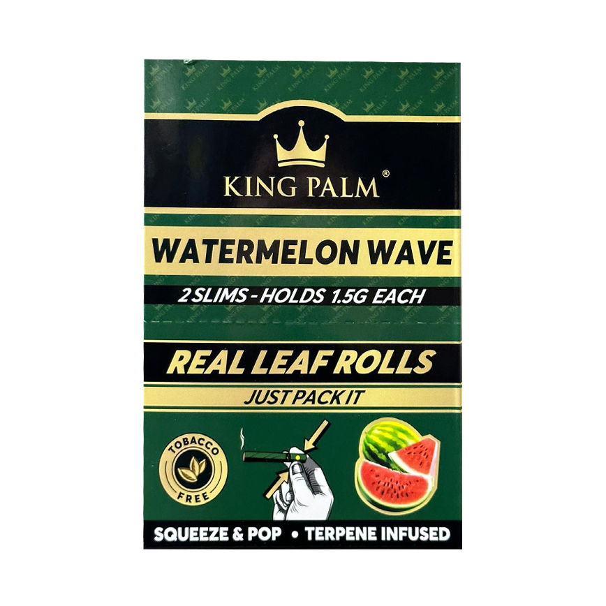 King Palm Watermelon 2 Slims - Holds 1.5G Each 20Ct