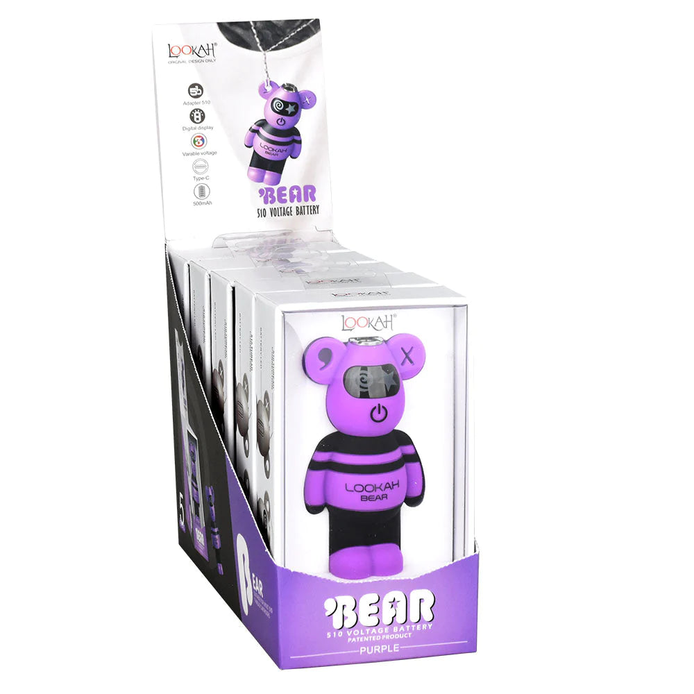 Lookah Bear 510V Vape Battery 5Ct