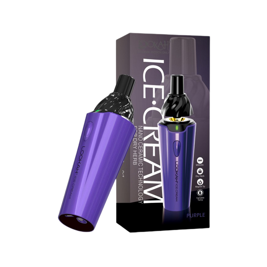 Lookah Ice Cream Dry Herb Vaporizer 950Mah