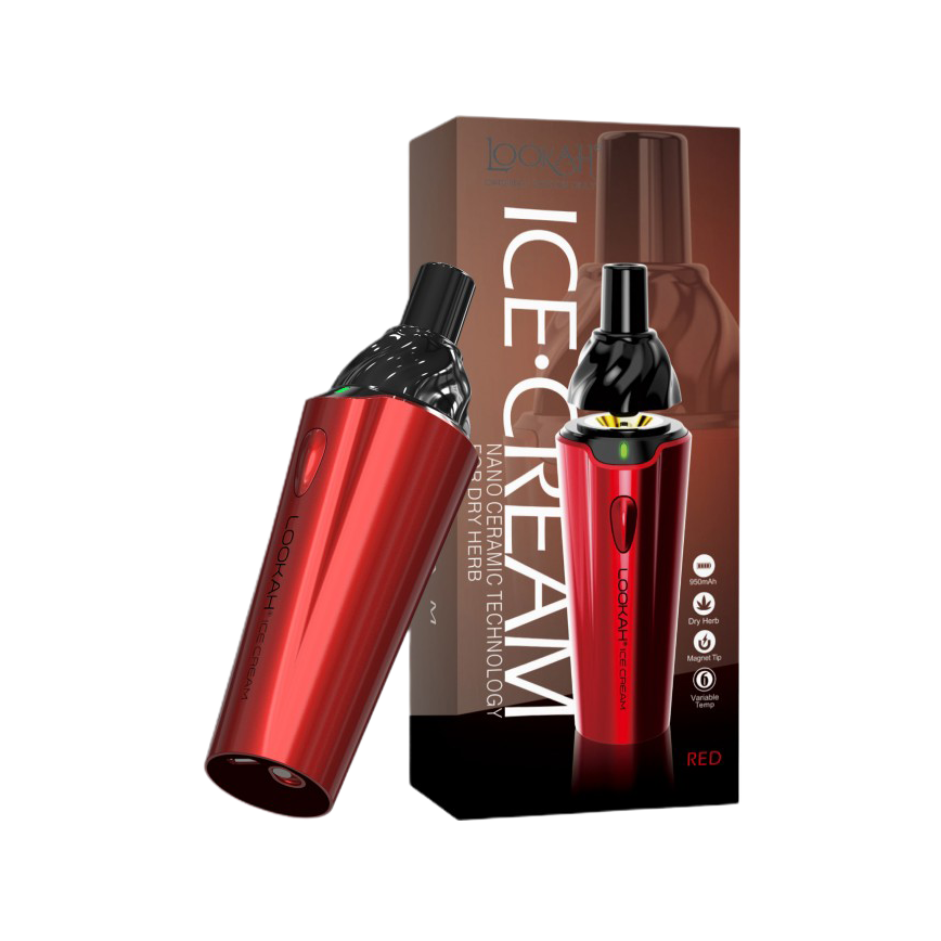 Lookah Ice Cream Dry Herb Vaporizer 950Mah