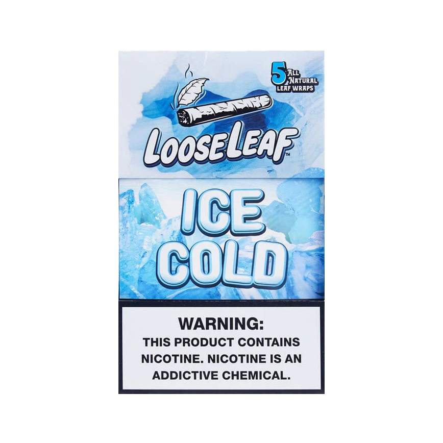 Loose Leaf Ice Cold Natural Leaf Wraps 5Ct