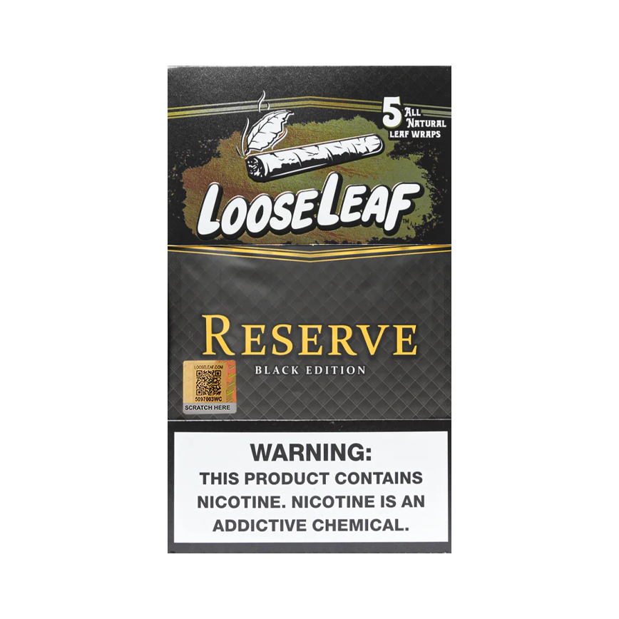 Loose Leaf Reserve Natural Leaf Wraps 5Ct