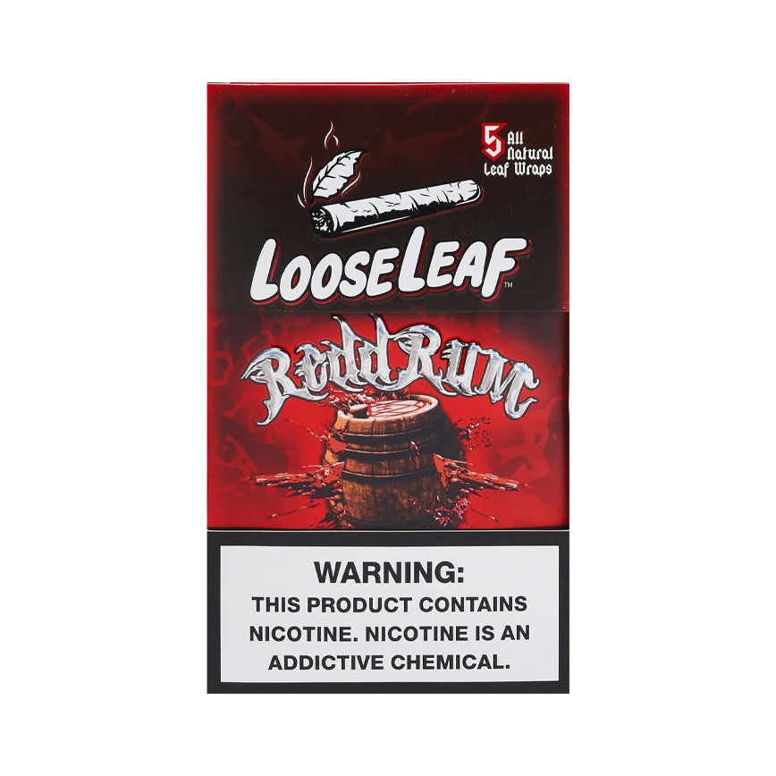 Loose Leaf Rodd Rum Natural Leaf Wraps 5Ct