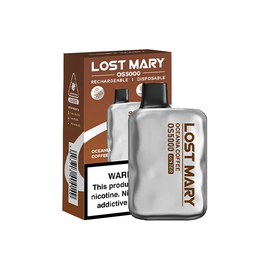 Lost Mary Disposable Oceania Coffee 5000Puff 5% 10Ct