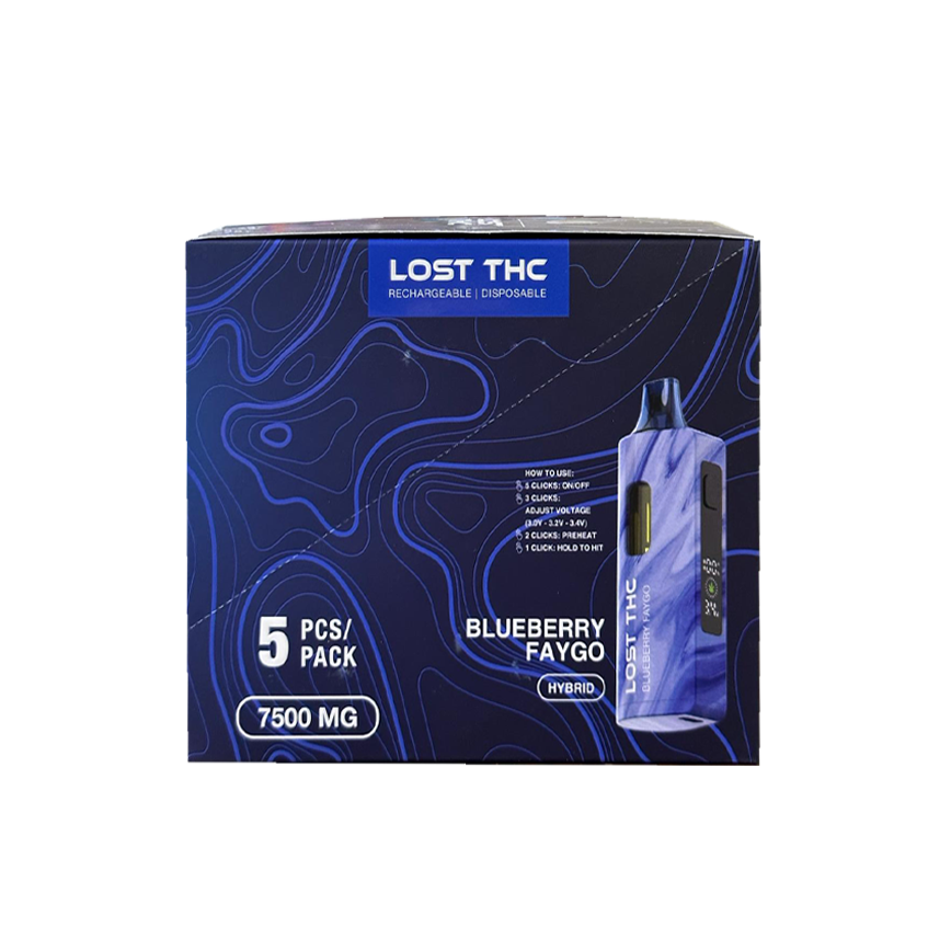 Lost Thc  Hybrid 7500Mg 5Ct