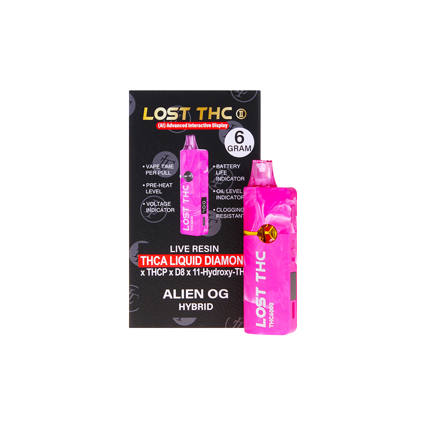 Lost Thc D8  x THCA Liquid Diamond  x THCP 6Gram 5Ct