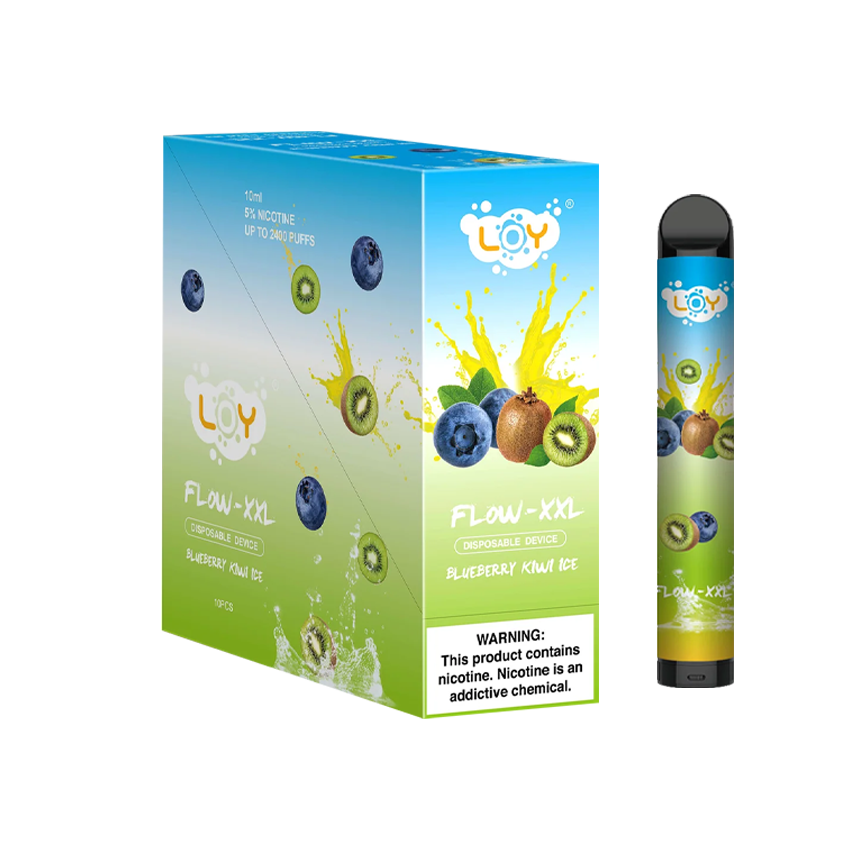 Loy Xl Disposable Bluberry Kiw Ice 1600Puff 5% 10CT
