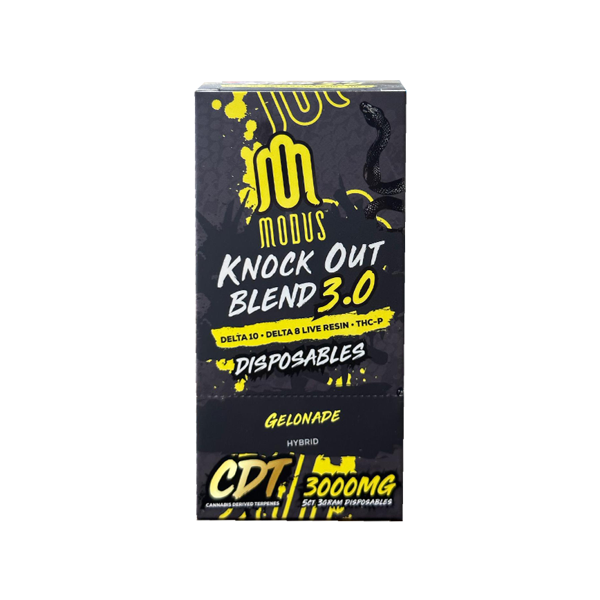 Modus Knock Out HXC Blend 3.0 Gelonade Hybrid 3000Mg 5Ct