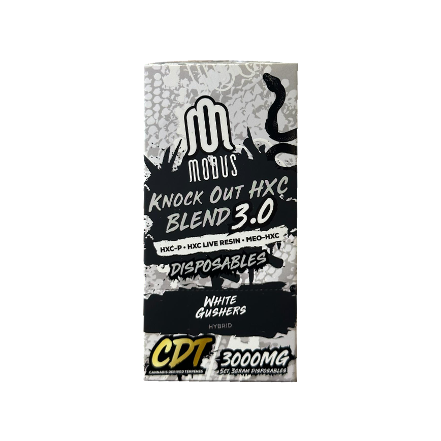 Modus Knock Out HXC Blend 3.0 White Gushers Hybrid 3000Mg 5Ct