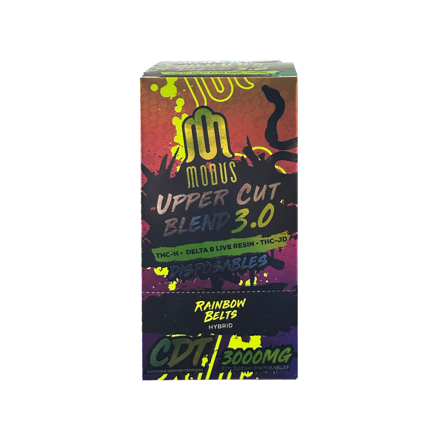 Modus Upper Cut Blend 3.0 Rainbow Belts Hybrid 3000Mg 5Ct