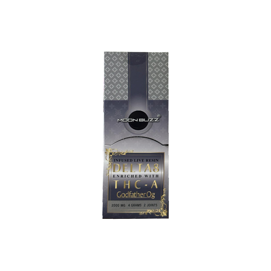 مون باز Thca Preroll 2000 ملغ 4 جرام 2 مفاصل 6 قيراط