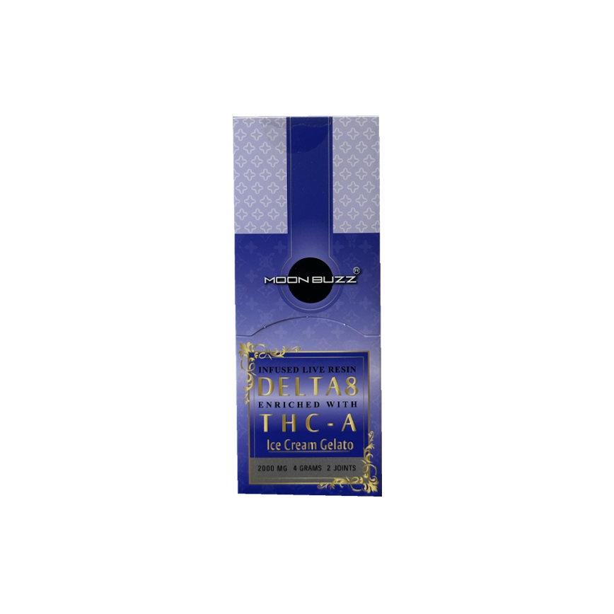 مون باز Thca Preroll 2000 ملغ 4 جرام 2 مفاصل 6 قيراط