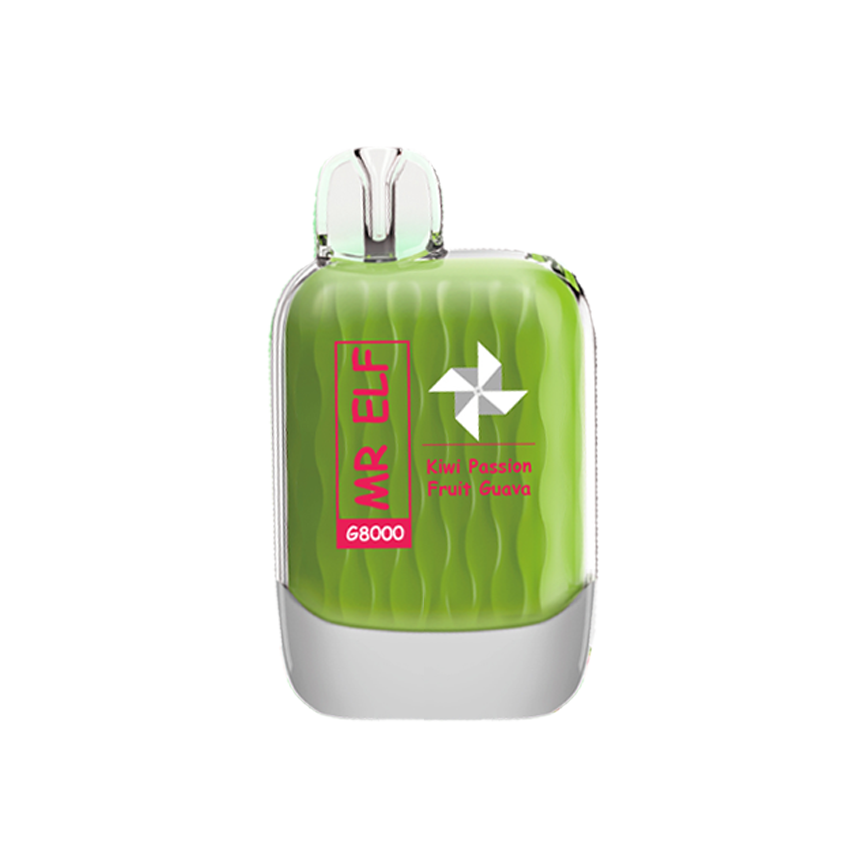 Mr Elf Disposable Kiwi Passion Fruit Guava 8000Puff 2% 10CT