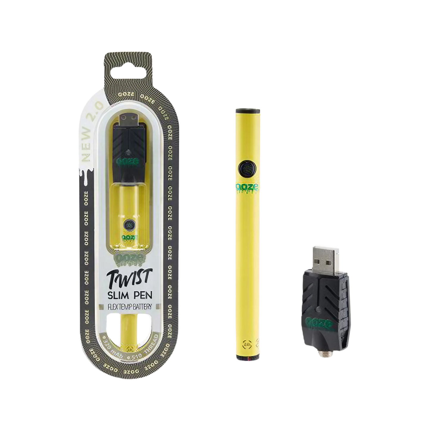 Ooze New 2.0 Twist Slim Pen Flex Temp Battery