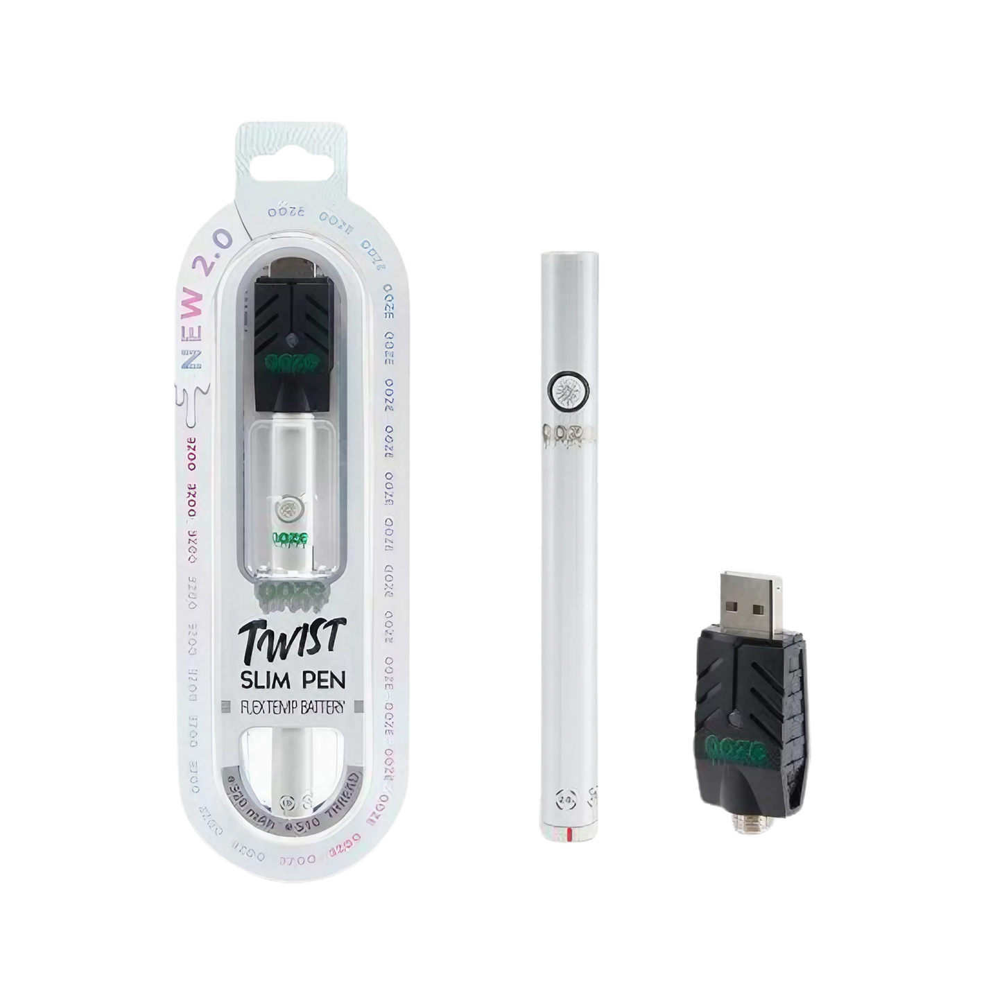 Ooze New 2.0 Twist Slim Pen Flex Temp Battery