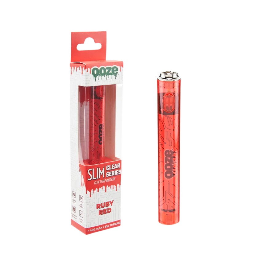 Ooze Slim Clear Series Flex Temp Battery 400 mAh 510 Thread