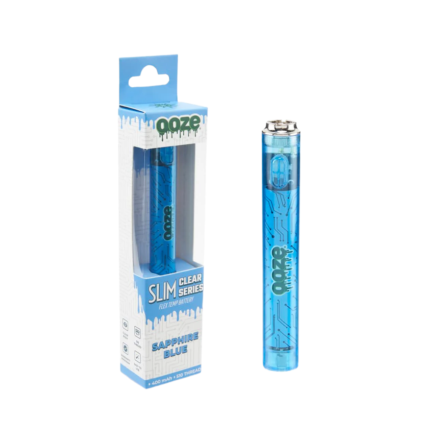 Ooze Slim Clear Series Flex Temp Battery 400 mAh 510 Thread