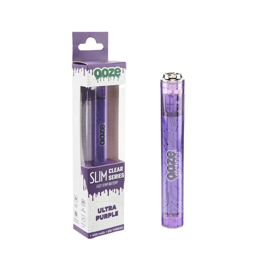 Ooze Slim Clear Series Flex Temp Battery 400 mAh 510 Thread