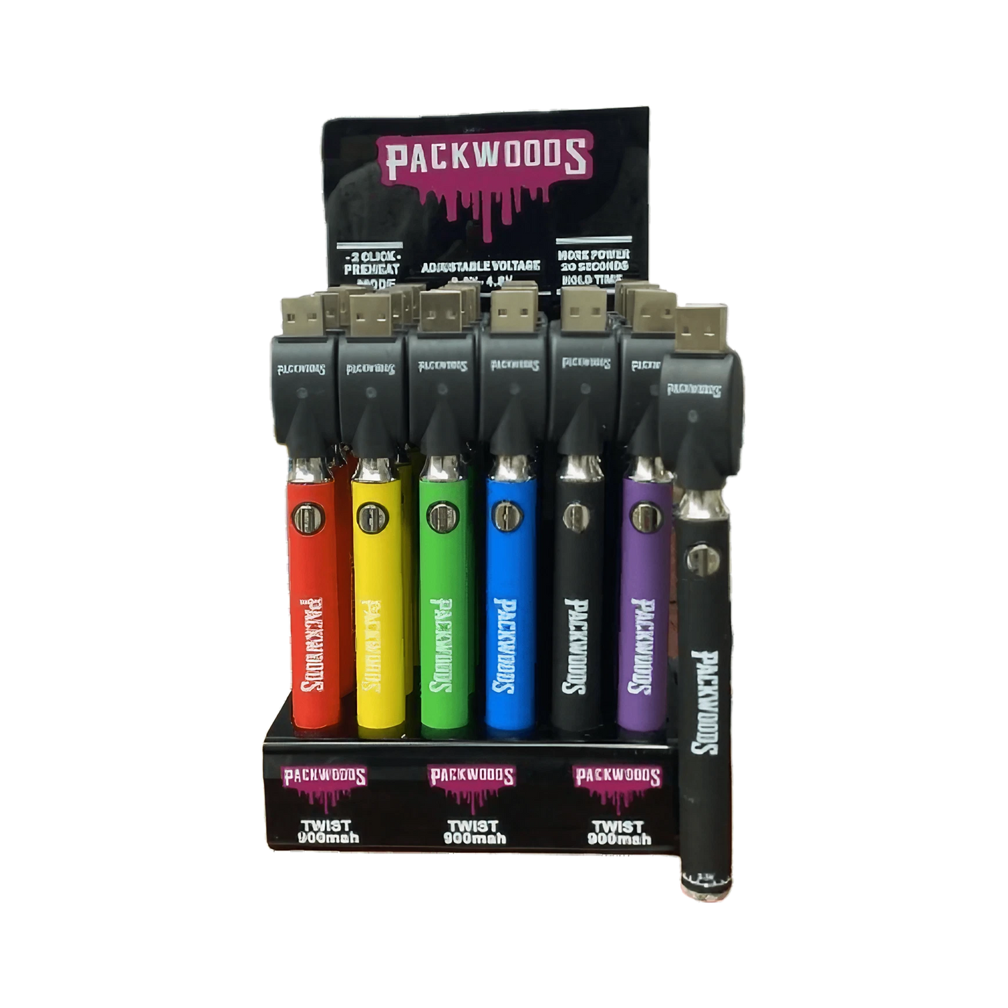 Packwoods Battery Pen Display 30Ct