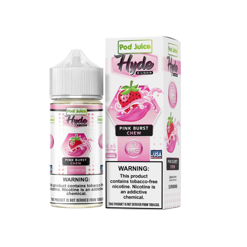 Pod Juice Pink Burst Chew 100Ml