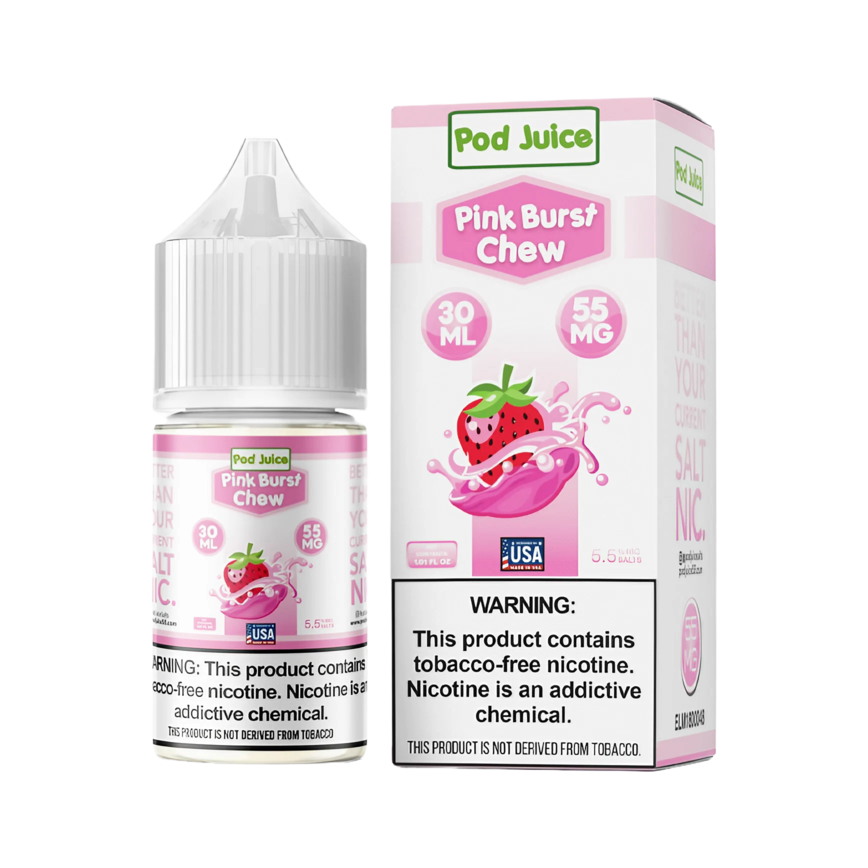 Pod Juice Pink Burst Chew 30Ml