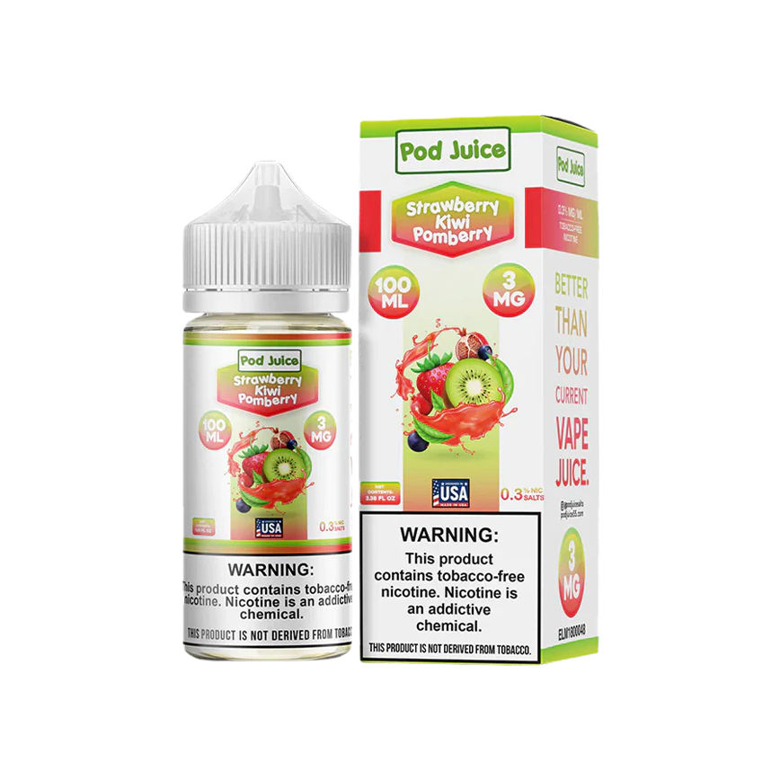 Pod Juice Strawberry Kiwi Pomberry 100Ml