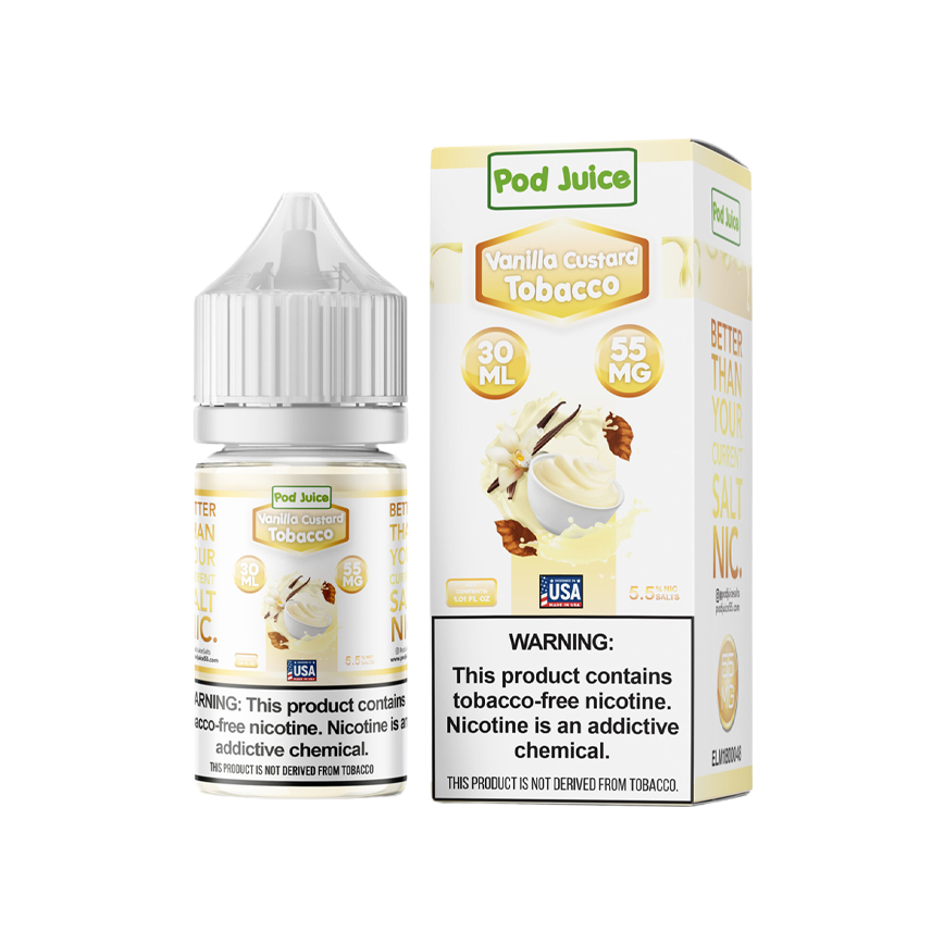 Pod Juice Vanilla Custard Tobacco 30Ml