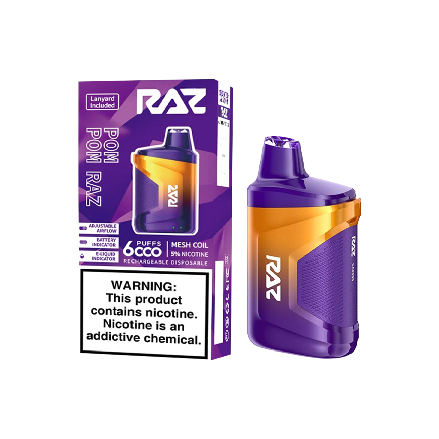 Raz Pom Pom Raz 6000Puff 5% 10Ct