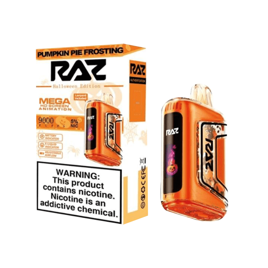 Raz Pumpkin Pie Frosting Tn9000Puff 5% 5Ct