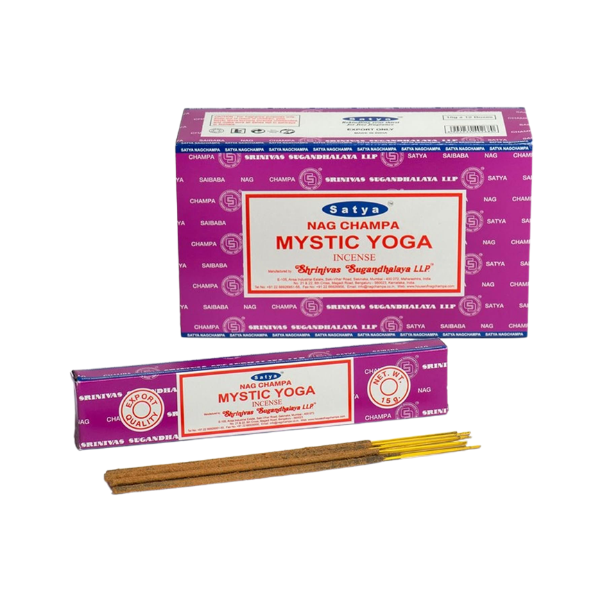 Satya Nag Champa Mystic Yoga Incense Stick 12Ct