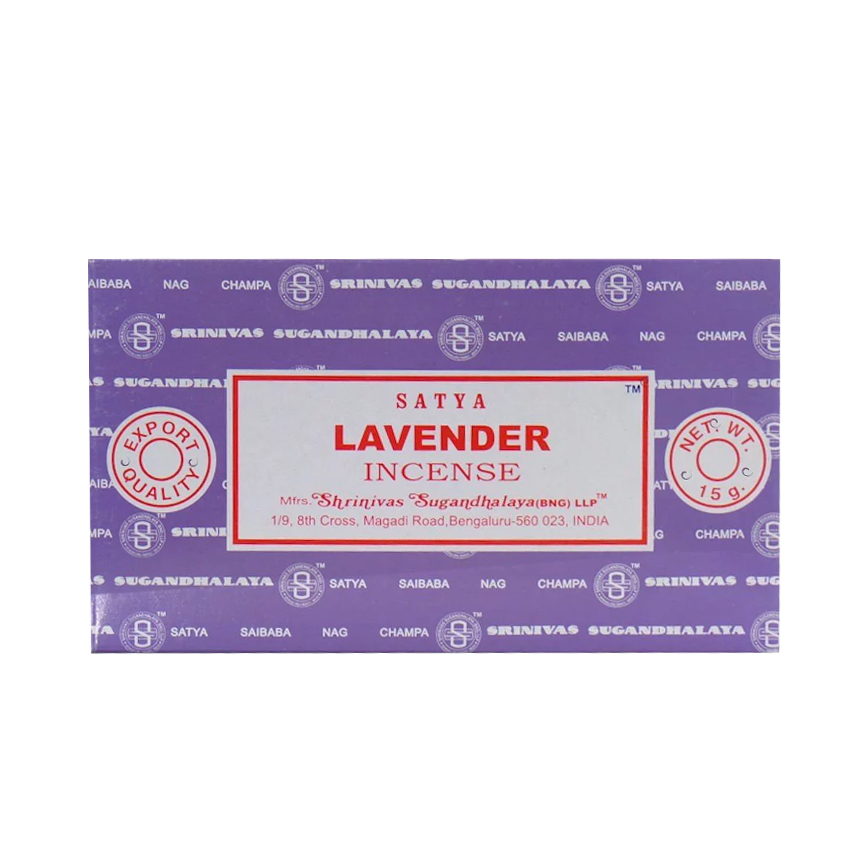 Satya Nag Champa Natural Lavender Incense 12Ct