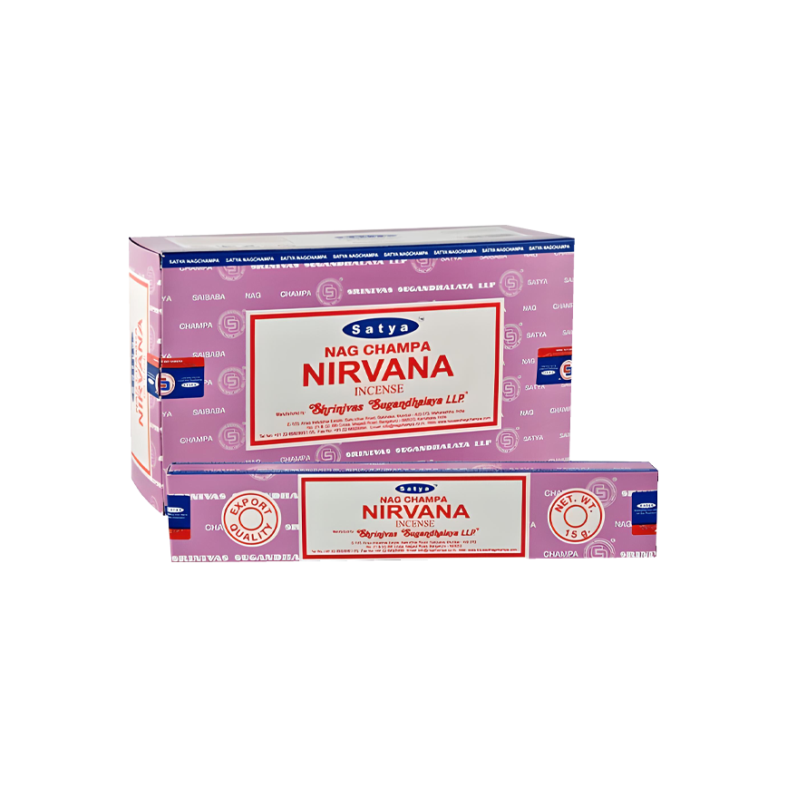 Satya Nag Champa Nirvana Incense Stick 12Ct