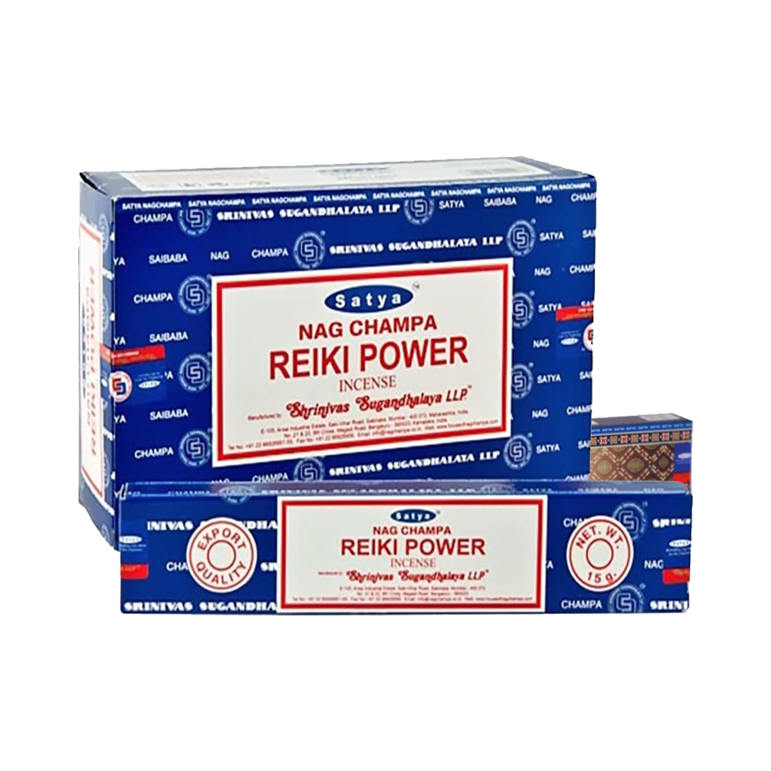 Satya Nag Champa Riki Power Incense Stick 12Ct