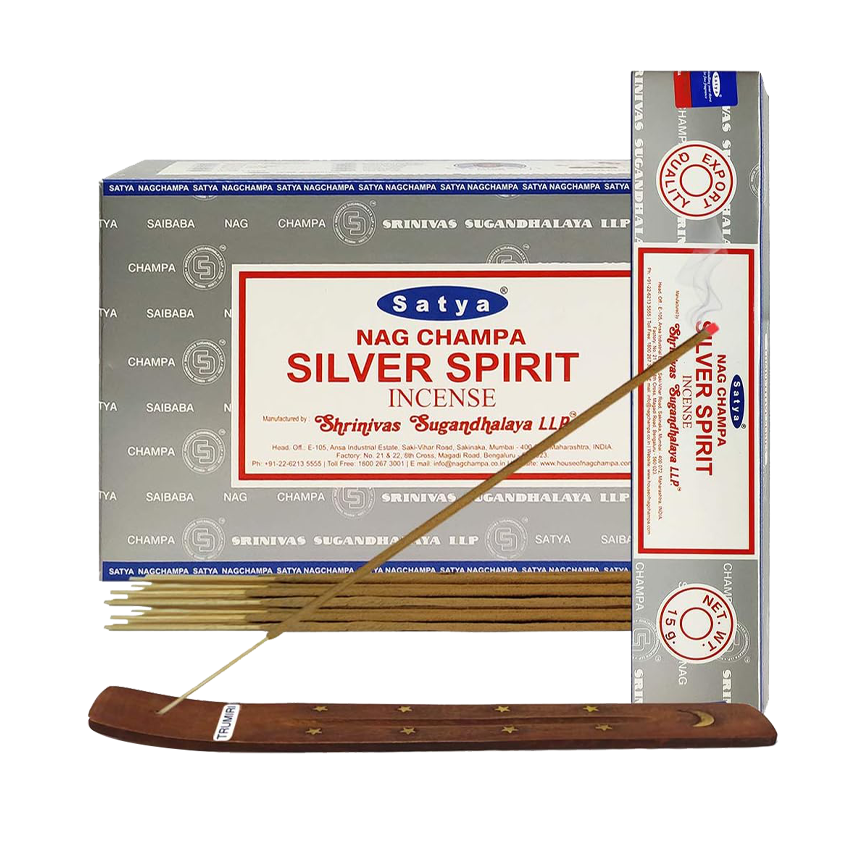 Satya Nag Champa Sliver Spirit Incense Stick 12Ct
