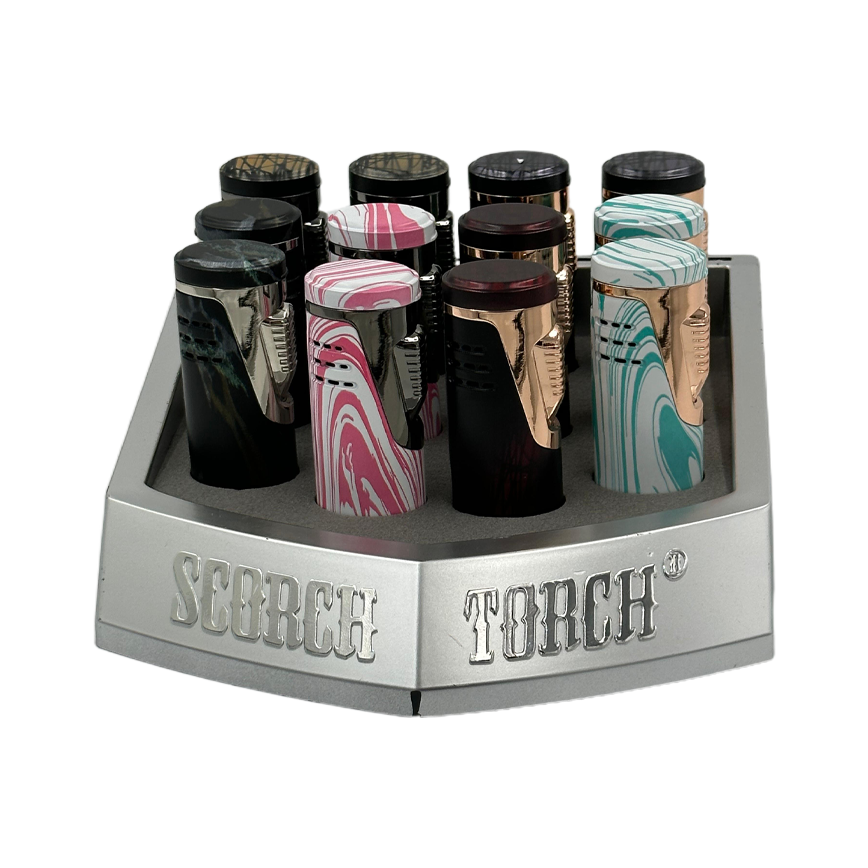 Scorch Torch Two-Tone With Butane Window 12Ct