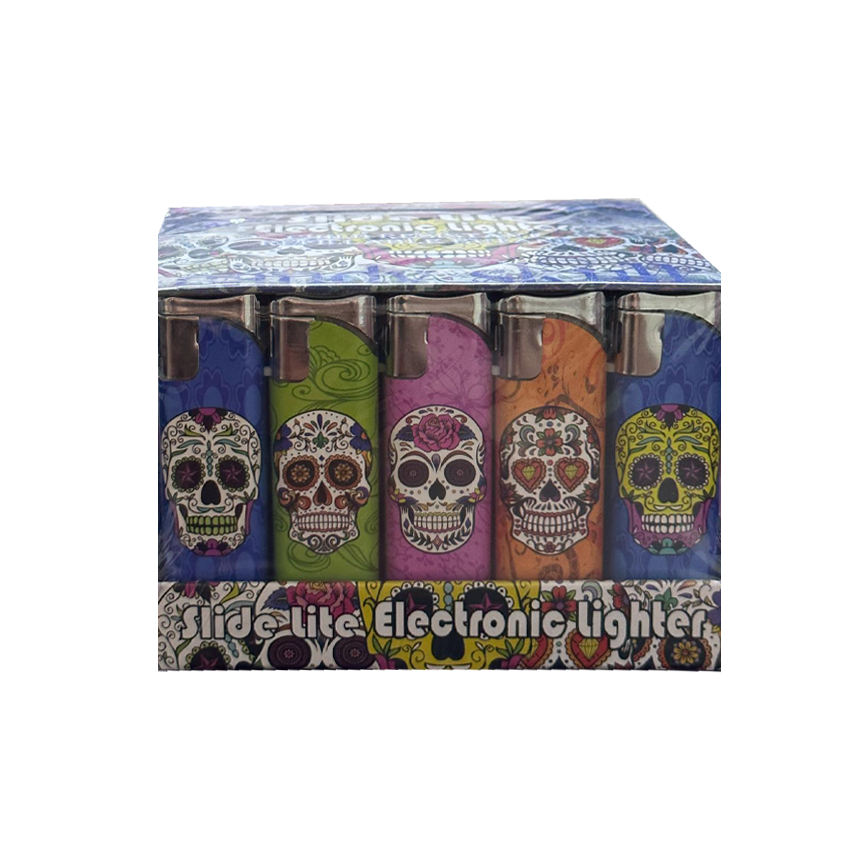 Slide Lite Electronic Lighters 50Ct