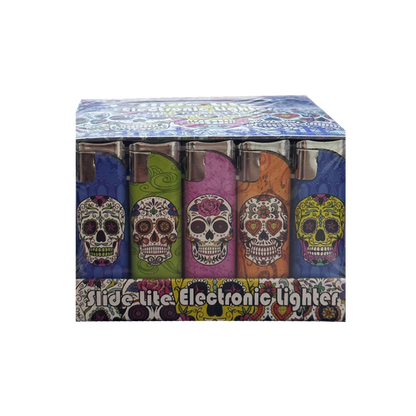 Slide Lite Electronic Lighters 50Ct