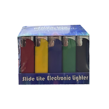 Slide Lite Electronic Lighters 50Ct