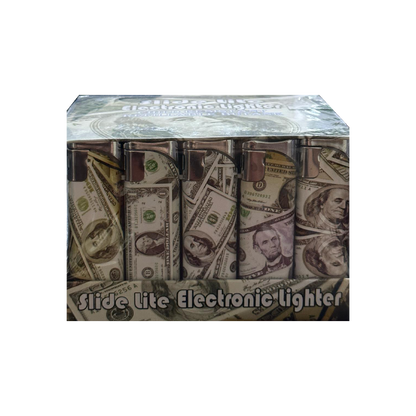 Slide Lite Electronic Lighters 50Ct