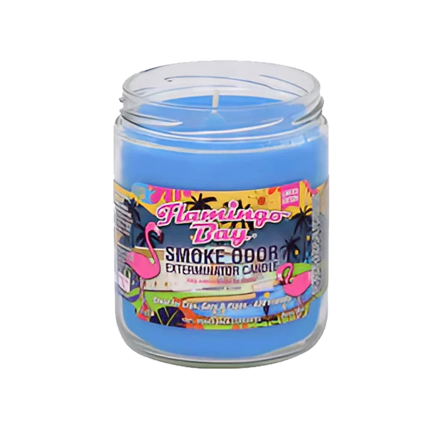 Smoke Odor Candle Flamingo Bay 13Oz