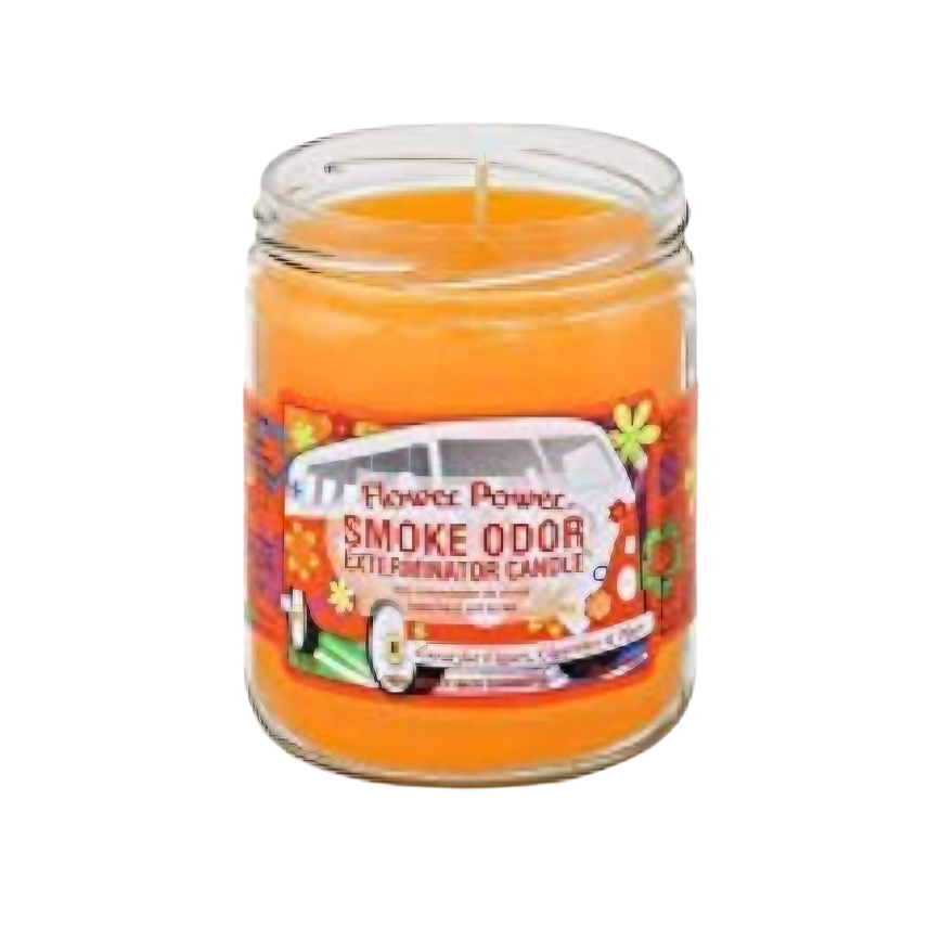 Smoke Odor Candle Flower Power 13Oz