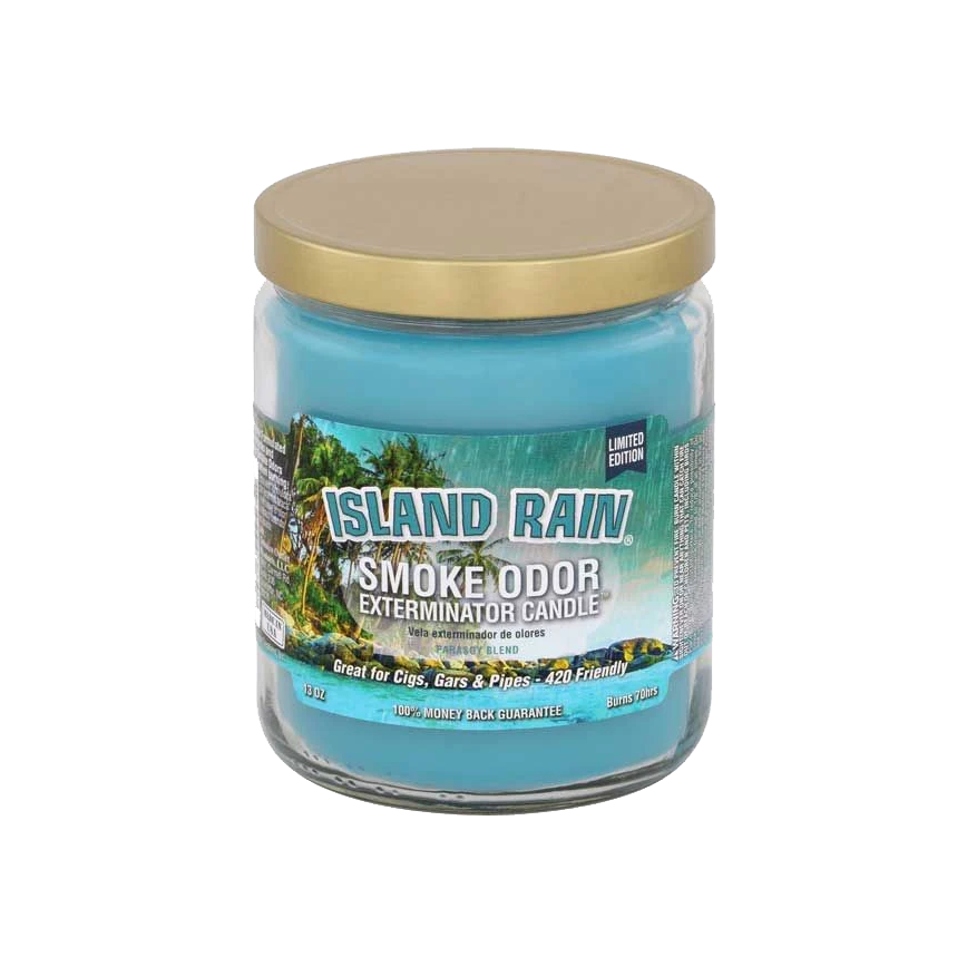Smoke Odor Candle Island Rain 13Oz