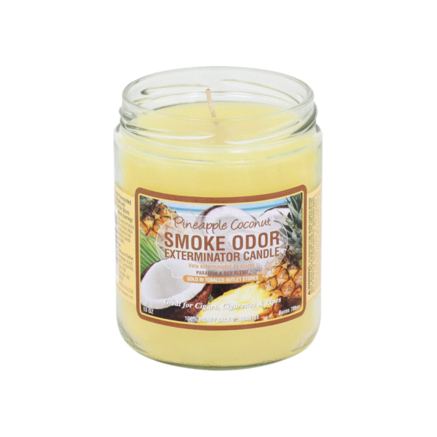Smoke Odor Candle Pineapple Coconut 13Oz