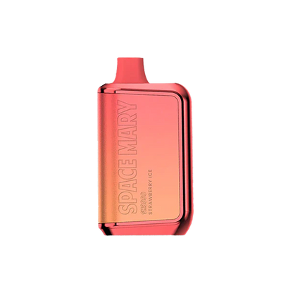 Space Mary Disposable Strawberry Ice  8000Puff 50Mg/Ml 10Ct