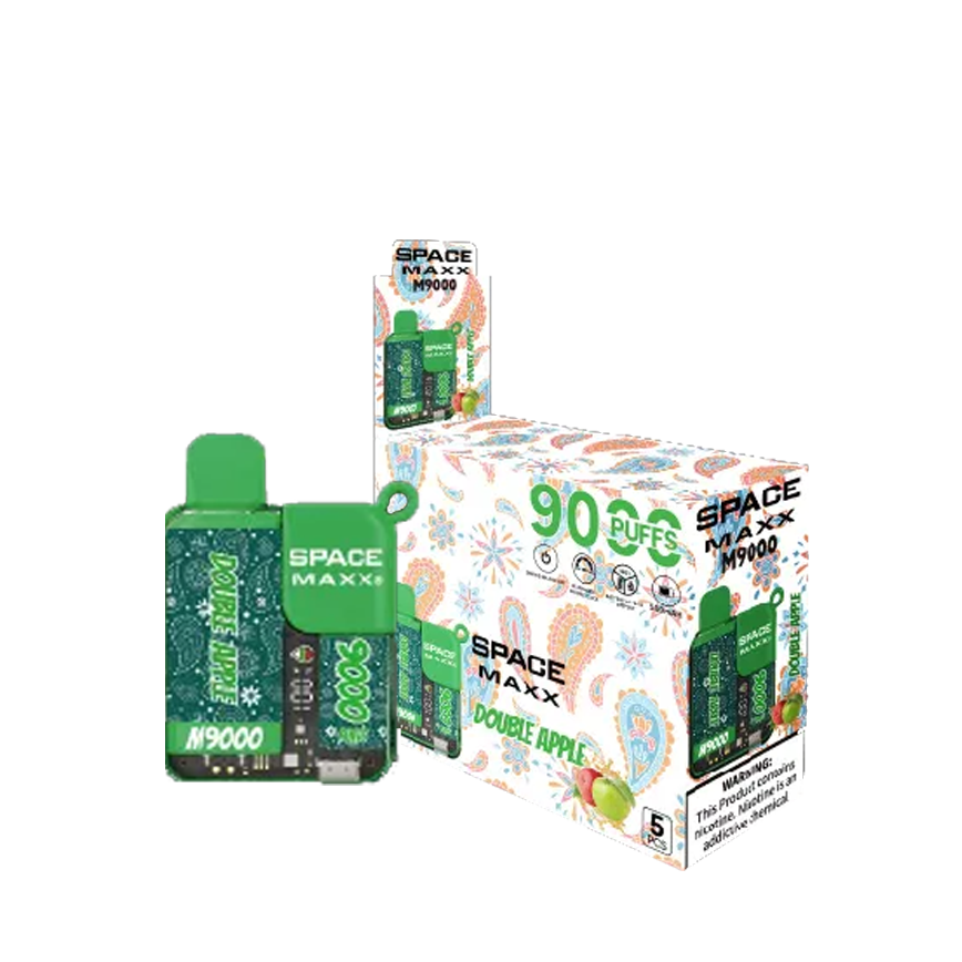 Space Maxx Disposable Double Apple 9000Puff 5% 5Ct