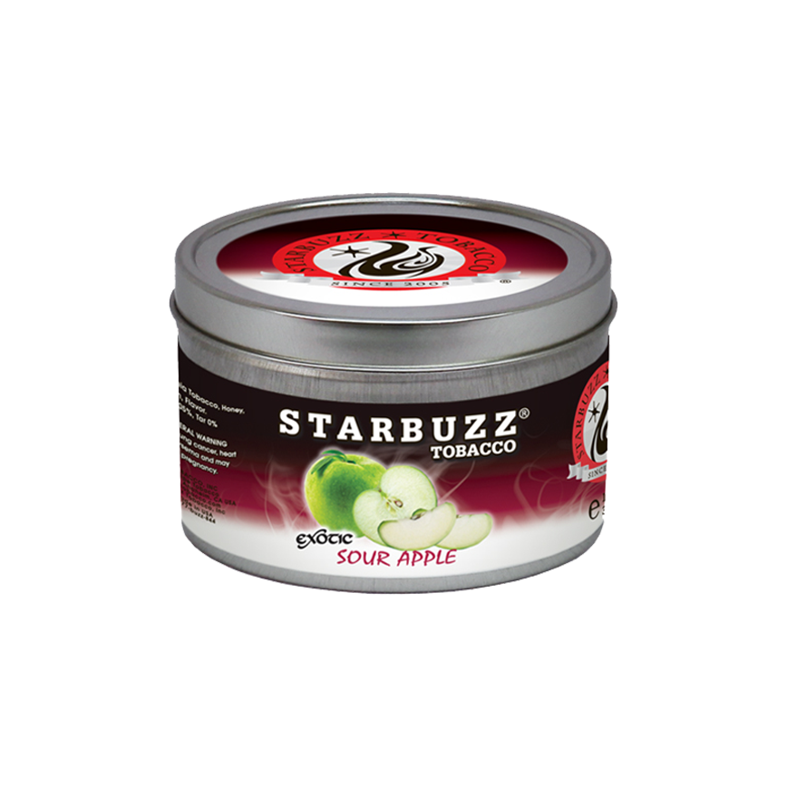 Starbuzz Hookah Tobacco Exotic Sour Apple Flavor