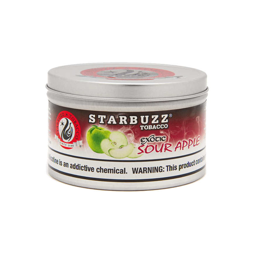 Starbuzz Hookah Tobacco Exotic Sour Apple Flavor