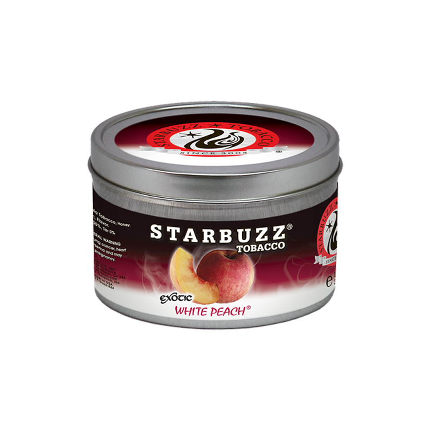 Starbuzz Hookah Tobacco Exotic White Peach Flavor